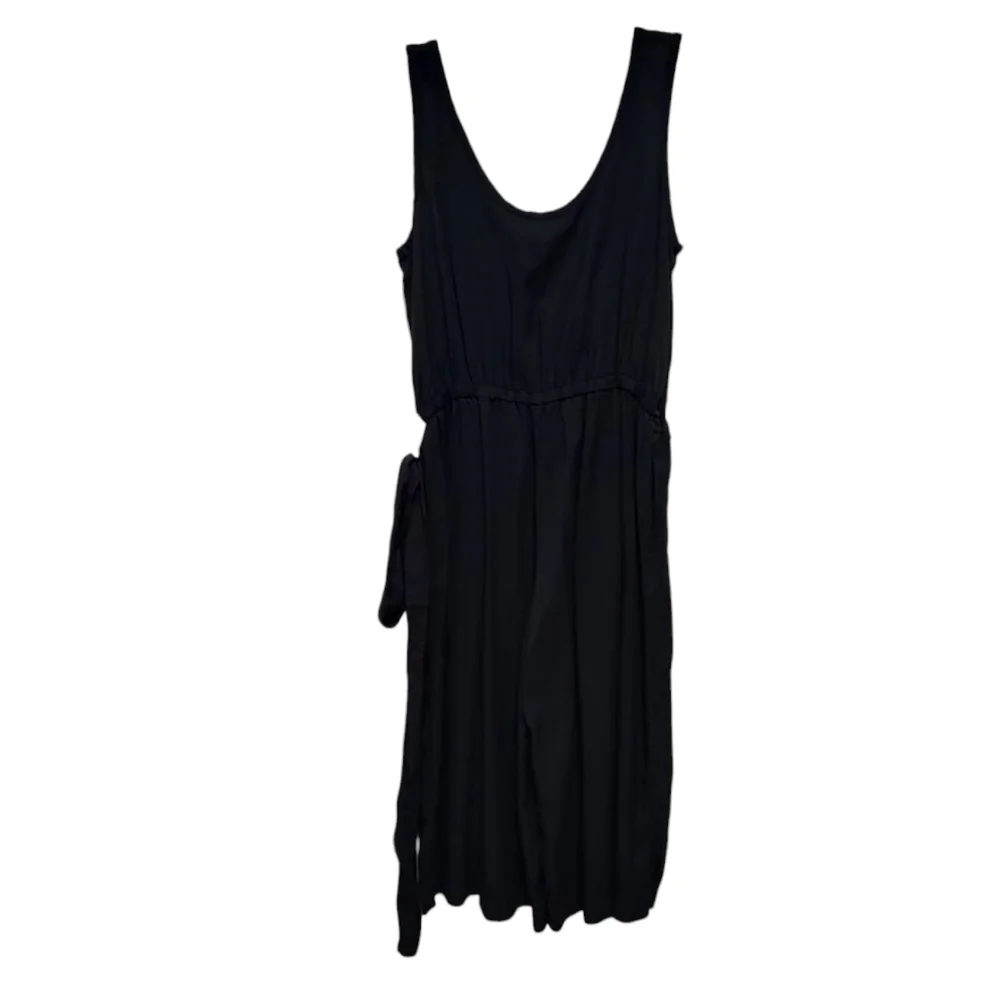 GAP Wide Leg Jumpsuit Pockets Belt Crop - Picture 2 of 9